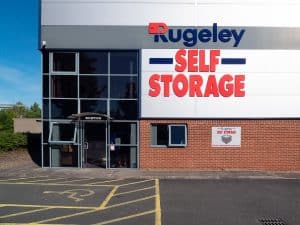 Rugeley self storage main entrance