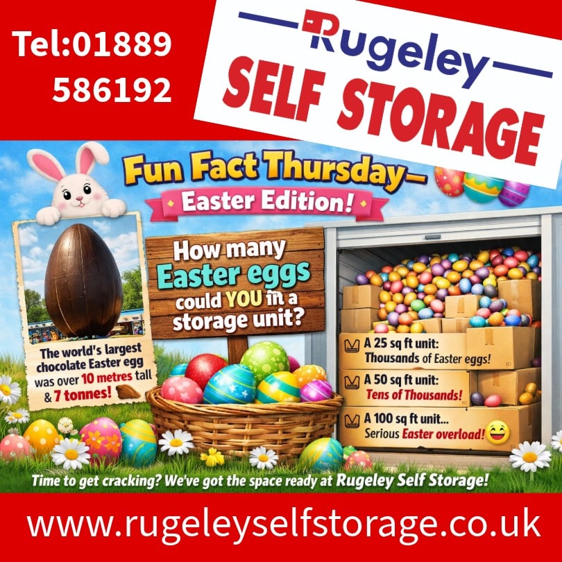 Happy Easter picture from Rugeley Self Storage